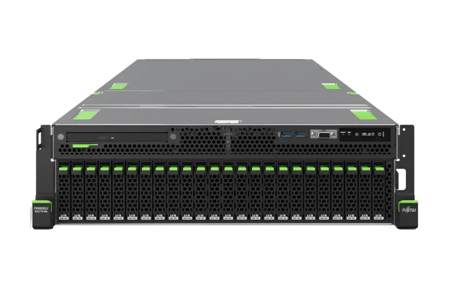 Fujitsu PRIMERGY x86 servers with Intel, AMD, and NVIDIA support for scalable performance