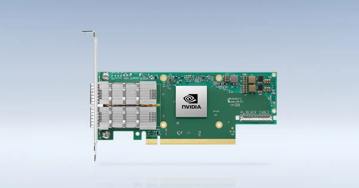 NVIDIA ConnectX SmartNIC for high-speed AI data center networking