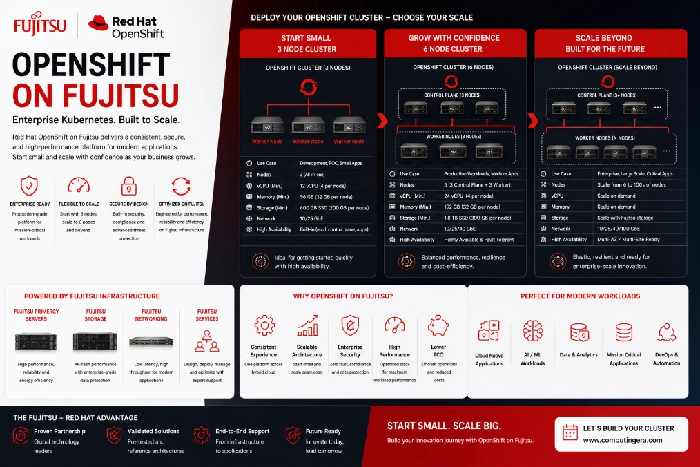 OpenShift on Fujitsu Servers
